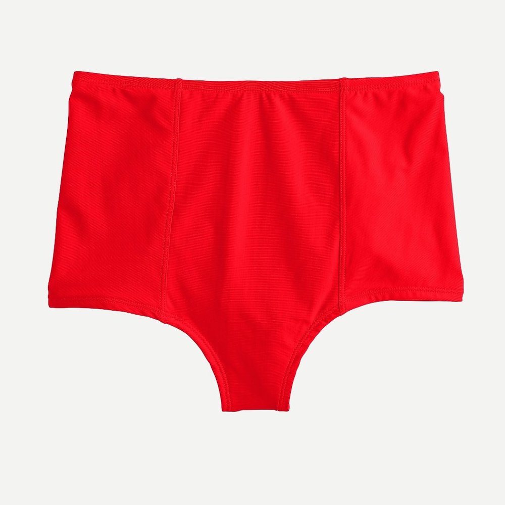 J Crew High Waisted Bikini Bottom